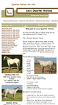 Mobile Screenshot of lacyquarterhorses.com